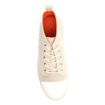 Gram // 383g Linen High-Top Sneaker // White (US: 9.5)