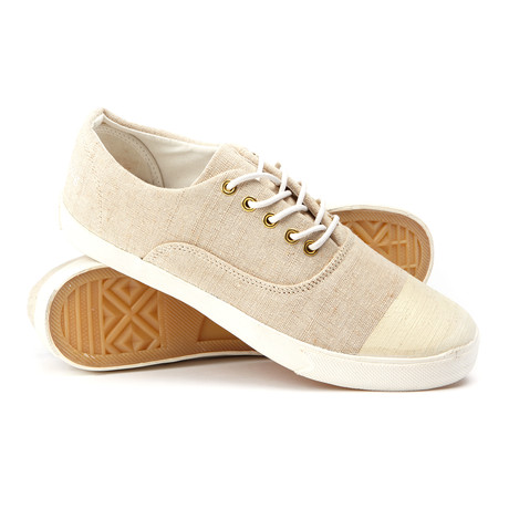 Gram // 352g Canvas Low-Top Sneaker // White (US: 8)
