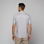 Checker Pintuck Shirt // White (2XL)