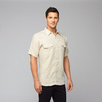 Linen Two Pocket Shirt // Natural (XL)