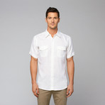 Linen Two Pocket Shirt // White (2XL)