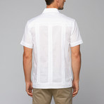Short-Sleeve Guayabera // White (M)