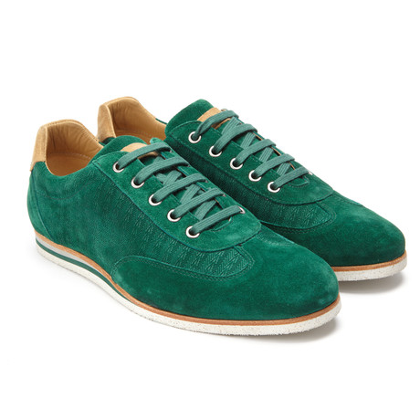 Signatus Suede Sneaker // Green (Euro: 40)