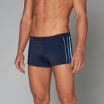 Mykonos Swim Trunk // Navy + Royal (XL)