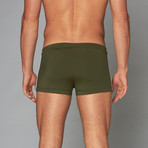 Mykonos Swim Trunk // Army + Citrus (S)