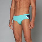 Lagos Swim Brief // Ocean Blue (S)