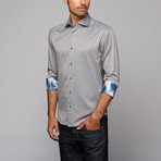 Button Up Shirt // Grey (2XL)