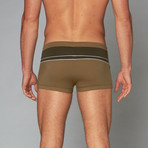 Paradiso Swim Trunk // Moss + Olive (XL)