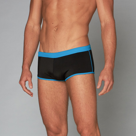 St. Martin Swim Trunk // Black + Royal (S)