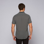 The Kooples // Checkerboard Print Shirt // Black + White (XS)