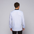 The Kooples // Contrasting Collar Shirt // Light Blue (S)