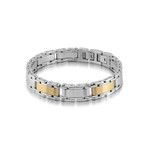 Stainless Steel Link Bracelet // Gold Plated (XS)