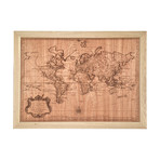 Mahogany World Map // Medium