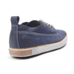 Leather Low-Top Sneaker // Jeans (Euro: 47)