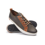 Blackstone Shoes // Low Top Lace-Up Sneaker // Khaki  (Euro: 40)