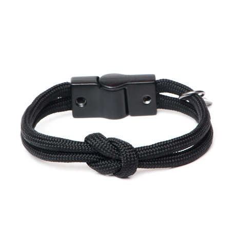 Gelli Black Magnetic Clip // Black Rope (Small)