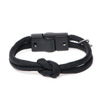 Gelli Black Magnetic Clip // Black Rope (Small)