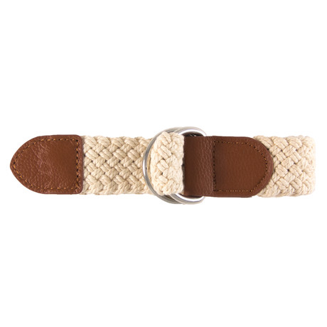 David Braided Belt // Cream (32)