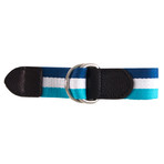 Todd Ribbon Belt // Navy + Turquoise + White (38)