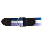 Benjamin Ribbon Belt // Navy + Lavender + White (36)