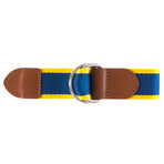 La Fleur Ribbon Belt // Blue + Yellow (32)