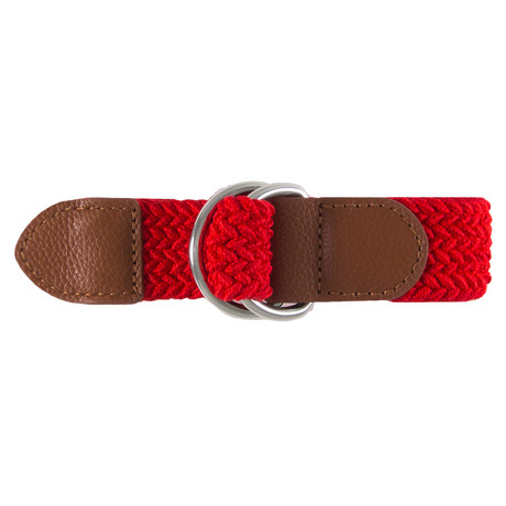 Henry Braided Belt // Red (32)