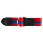 Bruce Ribbon Belt // Red + Blue (32)