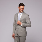 Classic Prince of Wales Plaid Suit // Grey (US: 36R)