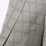 Classic Prince of Wales Plaid Suit // Grey (US: 36R)