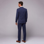 Classic Plaid Suit // French Blue (US: 36R)