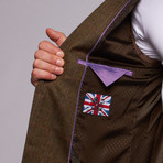 English Laundry // Classic Herringbone Sport Jacket // Brown (US: 38S)
