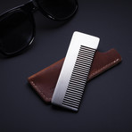 Model No. 4 // Matte Comb + Horween Leather Sheath