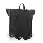 Rollup Backpack // Leather (Black)