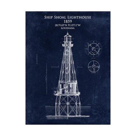 Ship Shoal Lighthouse Blueprint