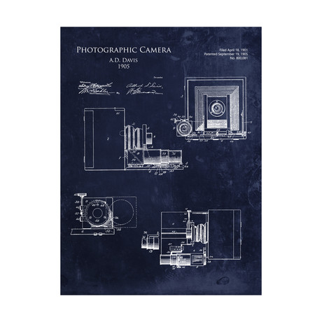 1905 Photographic Camera Patent