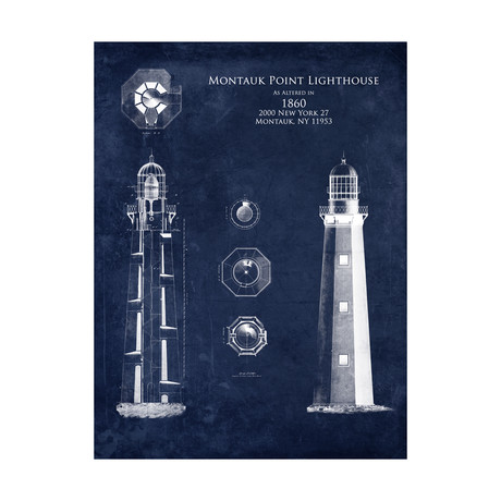 Montauk Point Lighthouse Blueprint