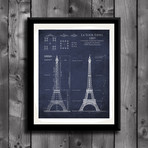 Eiffel Tower Blueprint