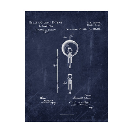 Edison's Electric Lamp Patent