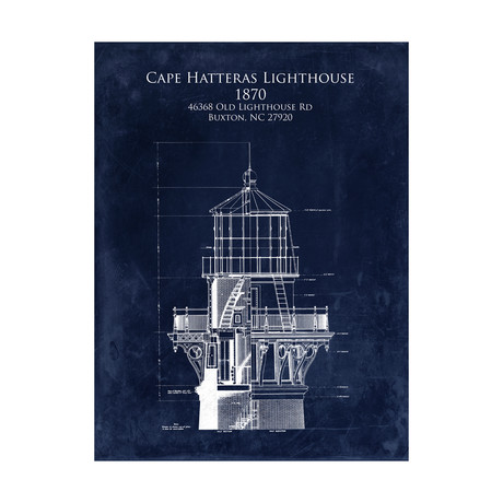 Cape Hatteras Lighthouse Blueprint