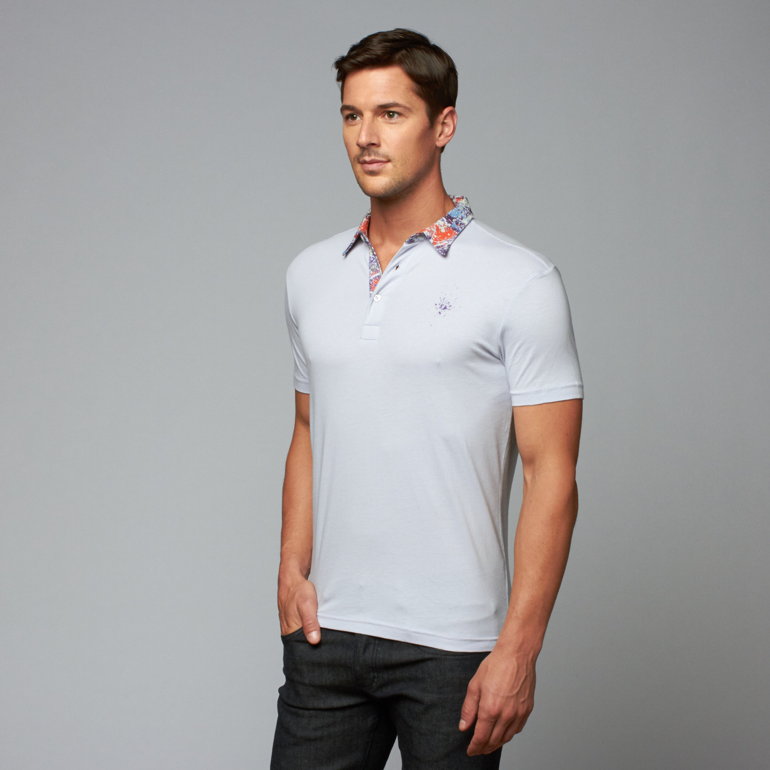 Drew’s Palette Polo // Blue (M) - 611 - Touch of Modern