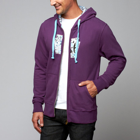 Keystone Hoodie // Purple (S)