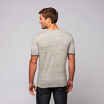 Martin Gordon // Linen Crewneck Tee // Khaki (2XL)