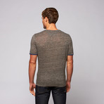 Martin Gordon // Linen Crewneck Tee // Medium Grey (S)