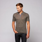 Martin Gordon // Linen Polo // Medium Grey (S)