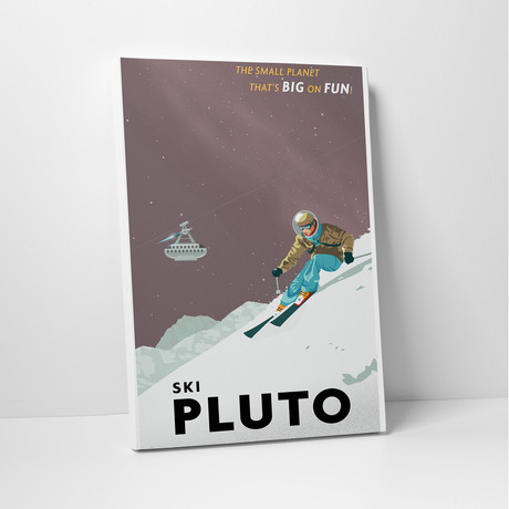 Steve Thomas // Ski Pluto (20"L x 16"H)