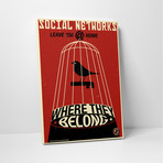 Steve Thomas // Social Networks (20"L x 16"H)