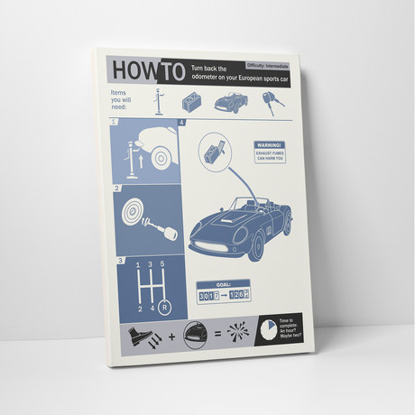 Steve Thomas // How To Turn Back The Odometer (20"L x 16"H)