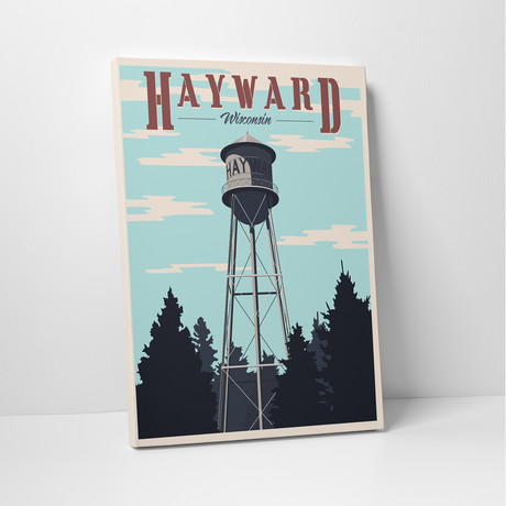Steve Thomas // Hayward Water Tower (20"L x 16"H)