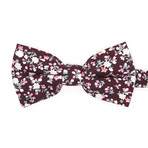 Bow Tie // Dark Cherry Multi Floral