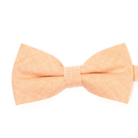 Bow Tie // Orange Chambray